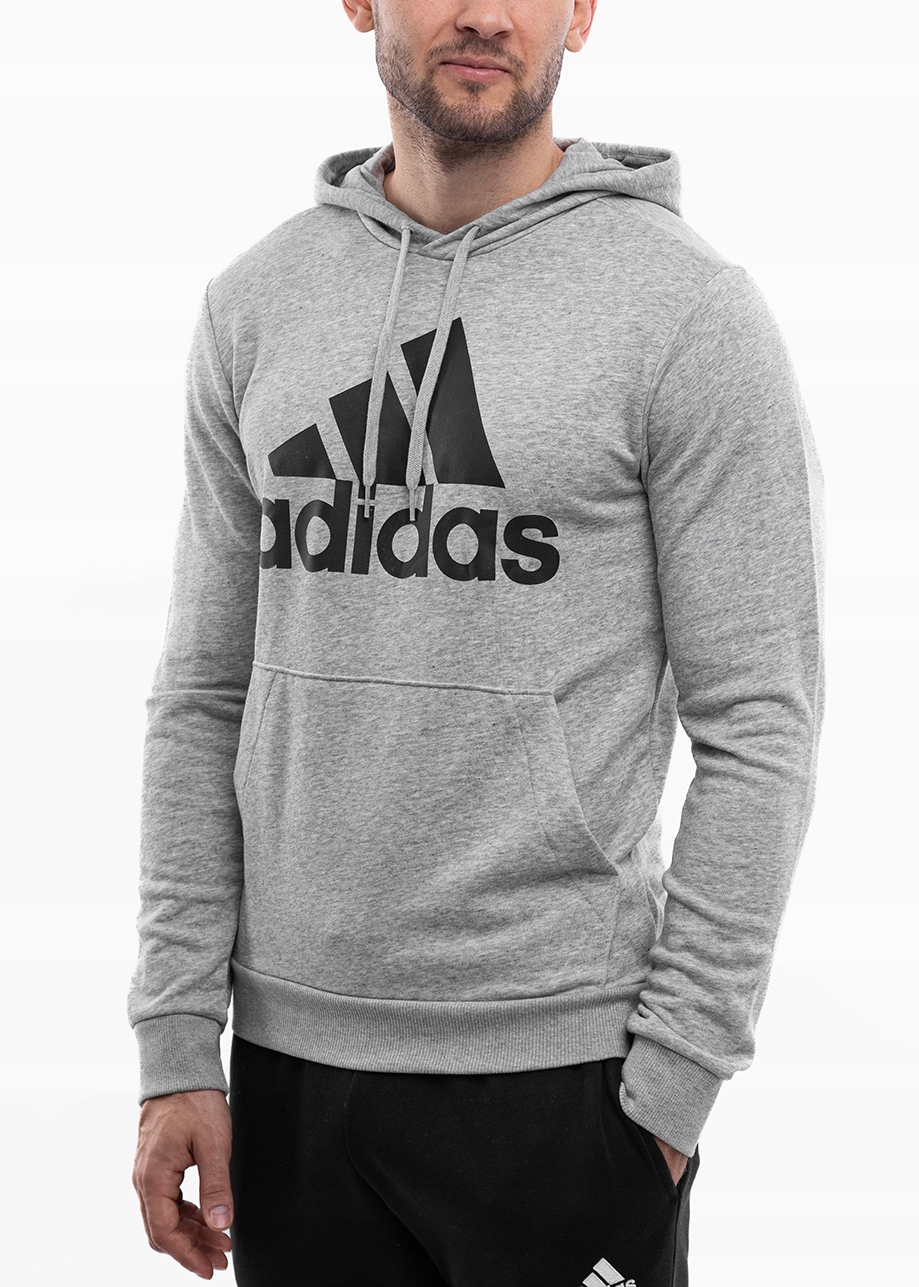 adidas pánská mikina s kapucí sportovní bavlněná pohodlná teplá vel