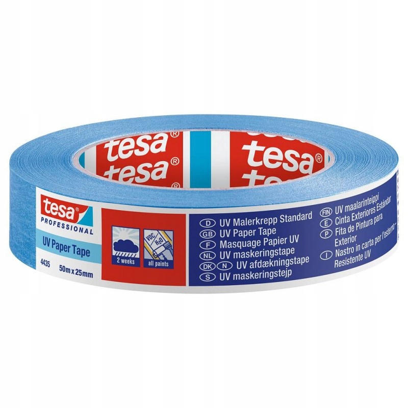 

Tesa 4435 Taśma Maskująca Malarska 25mm 50m Uv
