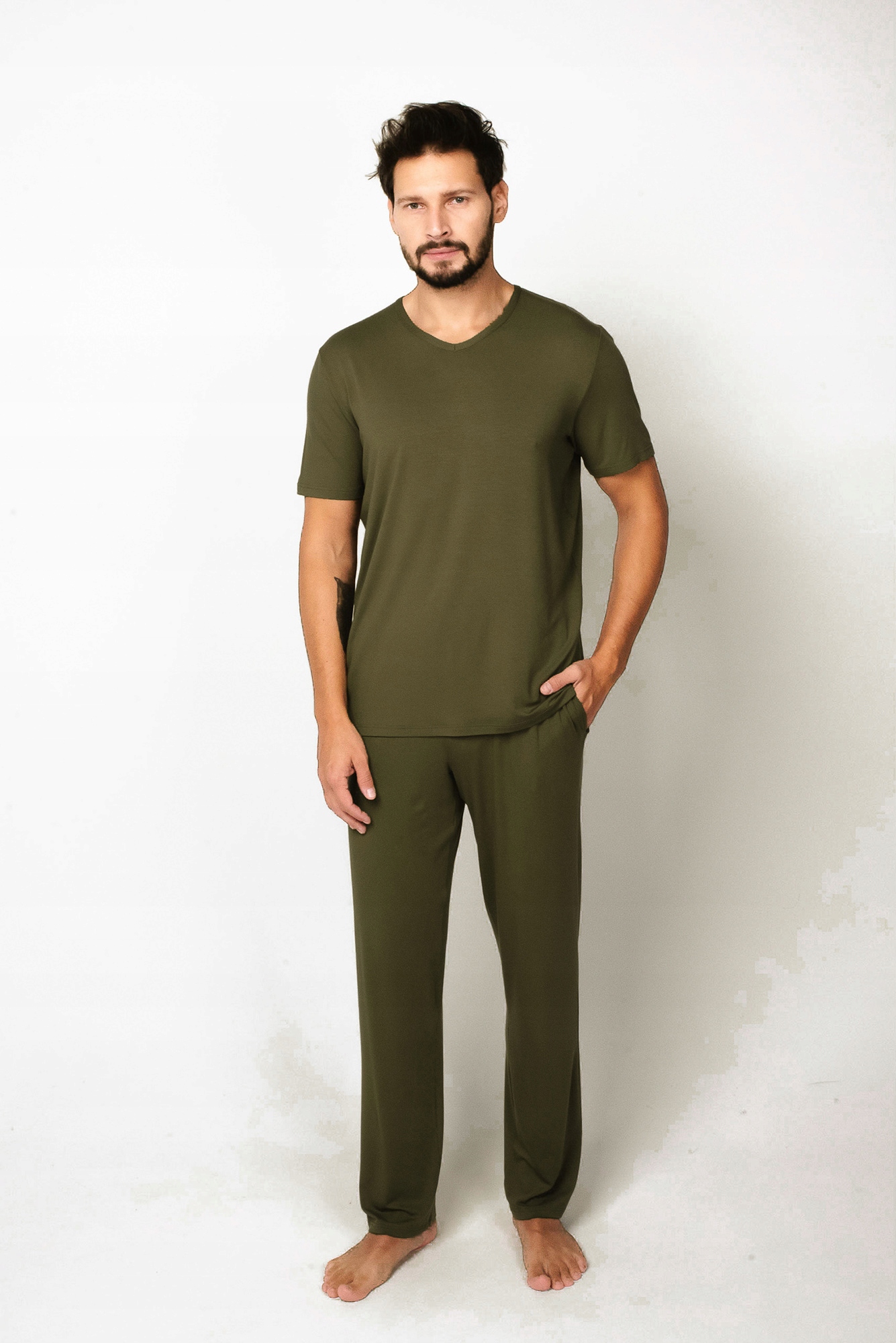 Pyžamo Dallas M Khaki Italian Fashion