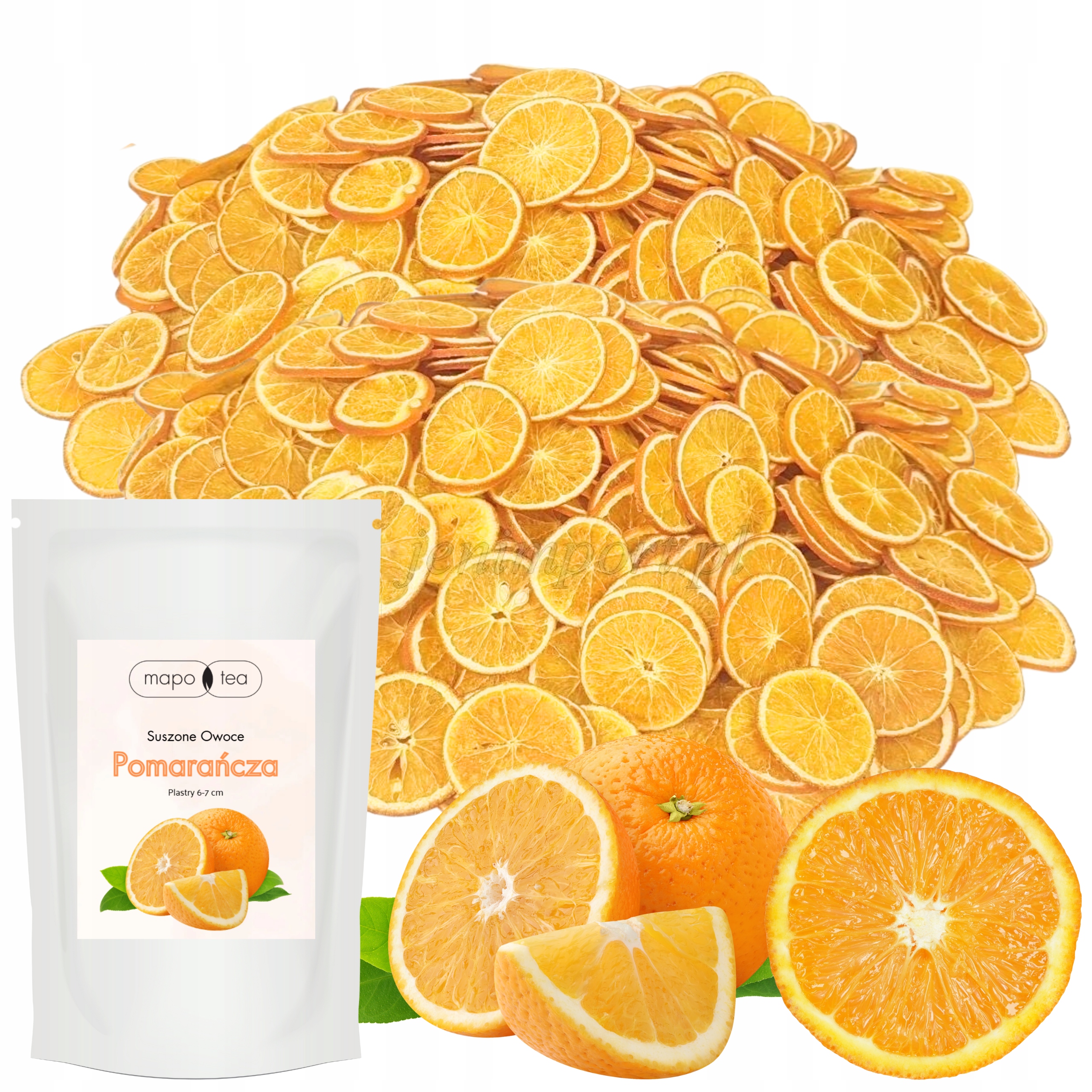 Suszone Pomarańcze Plastry 6-7CM Jadalne Pachnące Aromatyczne 1000G 1KG