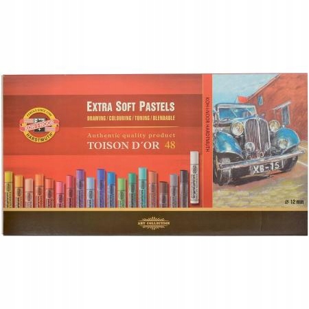 Koh-i-noor Souprava prašných kříd 8556 Extra Soft 48 ks