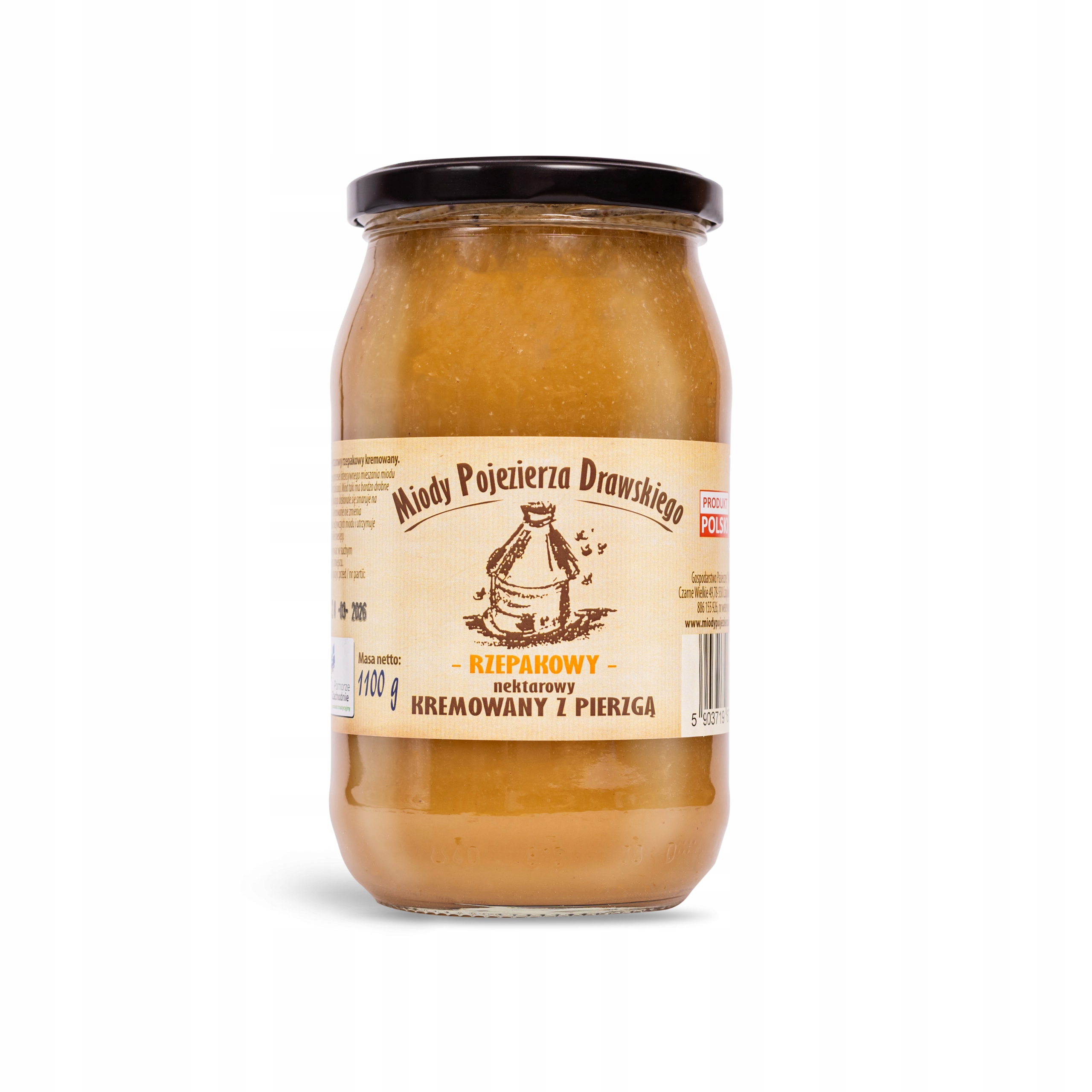 Levně Med s peřím 1100 g