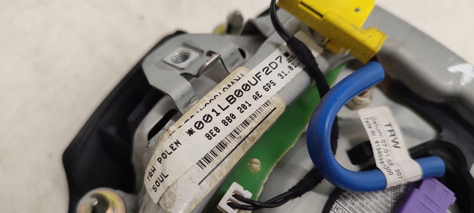 airbag air bag sensor Audi A4 B6