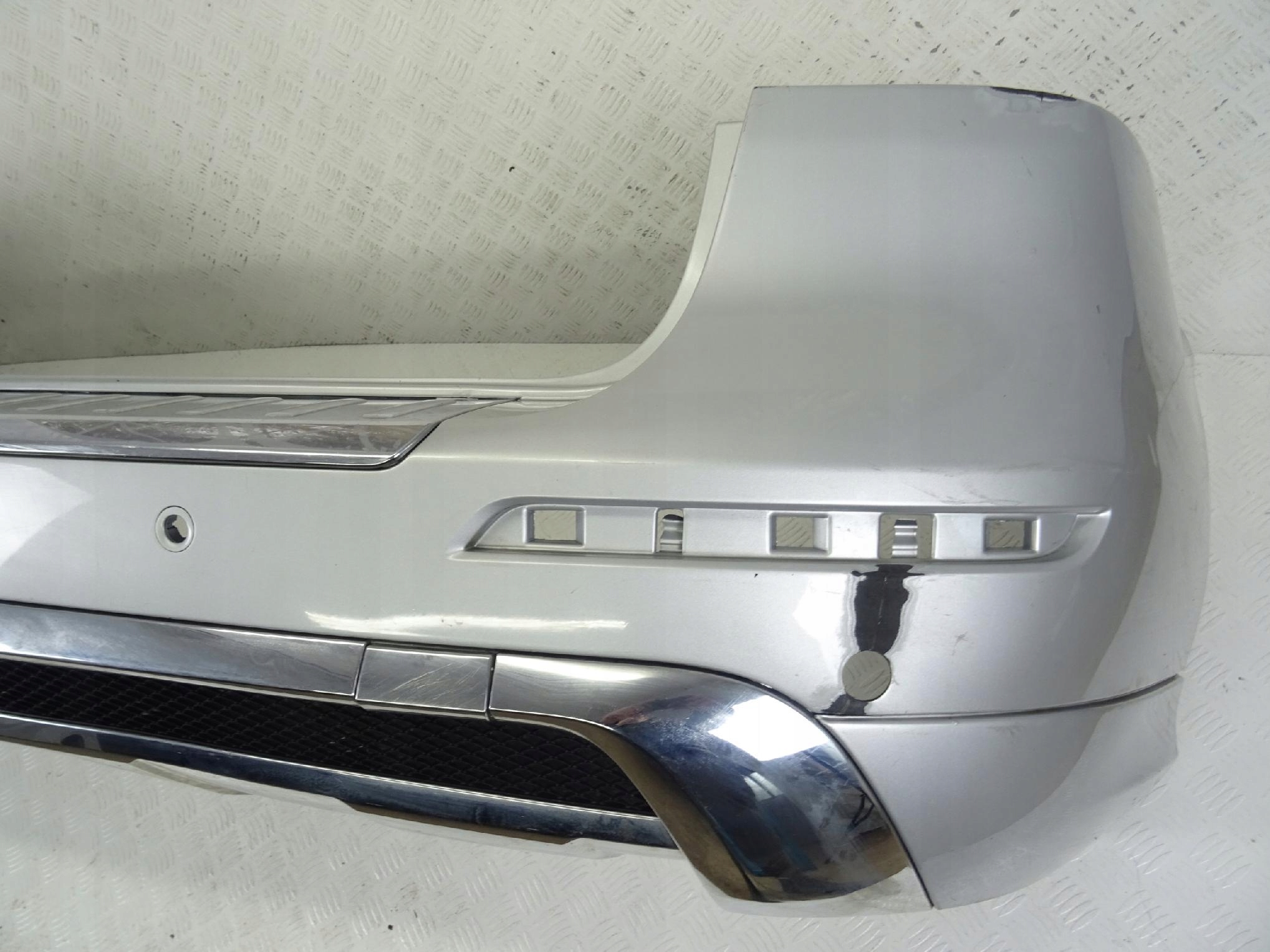 Mercedes ML 166 AMG bumper rear part rear CHROM