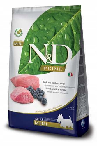 N&d Dog Prime Jehněčí s Borůvkami Adult Mini 800 g