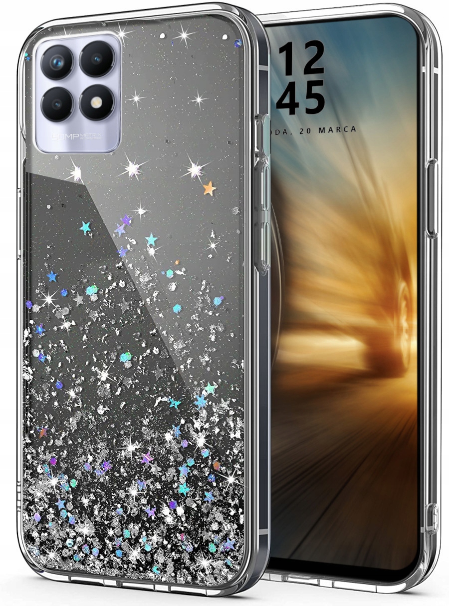 

Case Etui Brokat Do Realme 8I Szkło