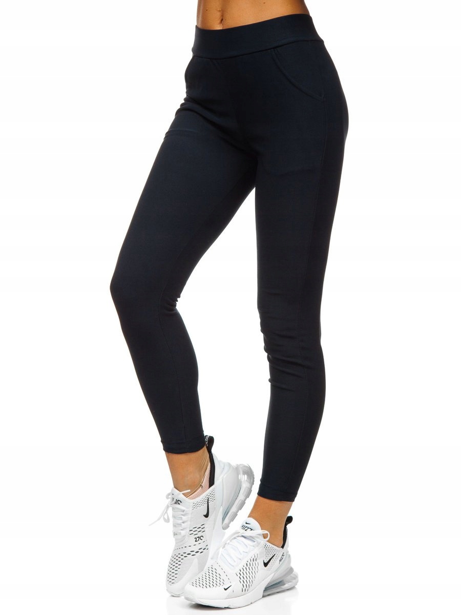 

Legginsy Klasyczne Granatowe YW01056 Denley_m