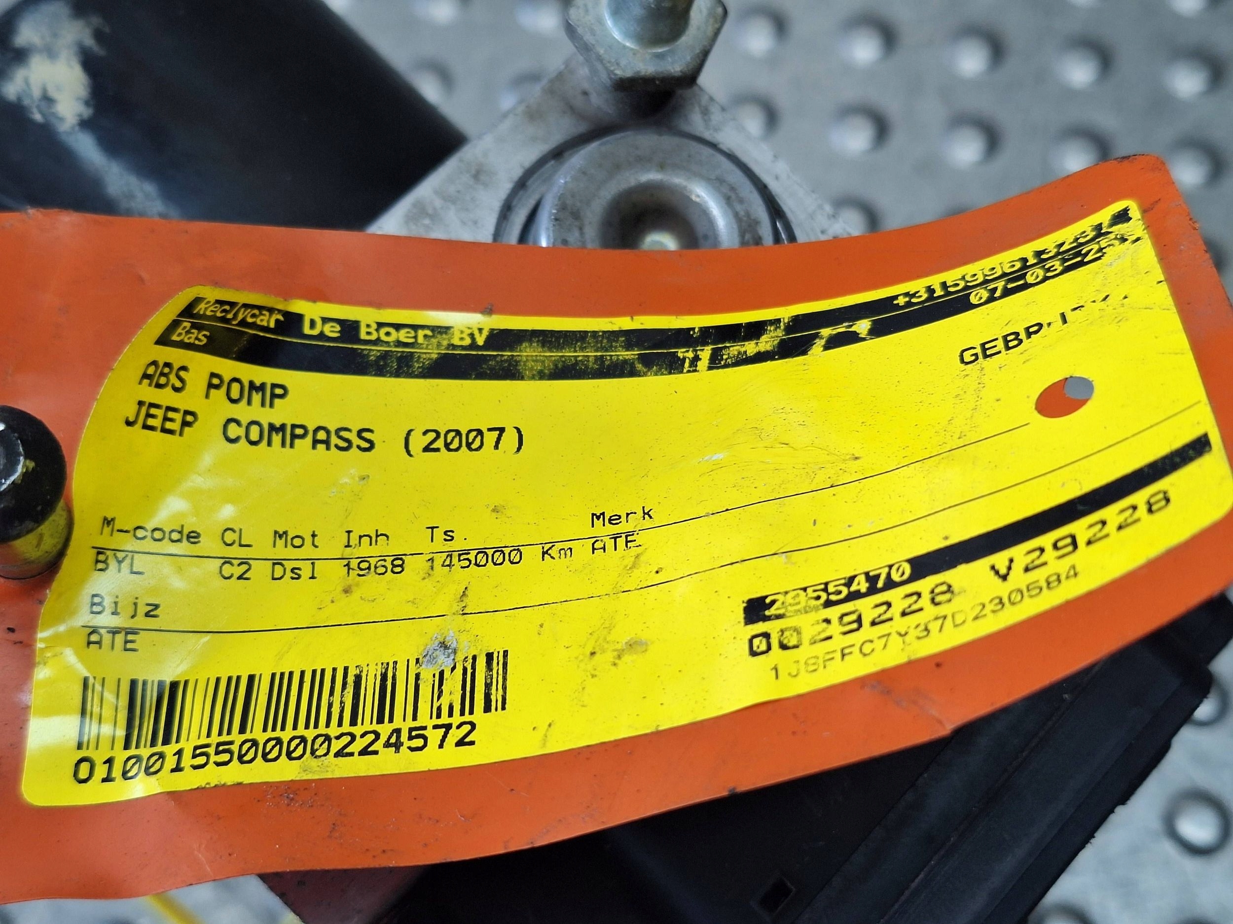 Pompa Centralina ABS P05105590AG 25.0212-0273.4 JEEP COMPASS e