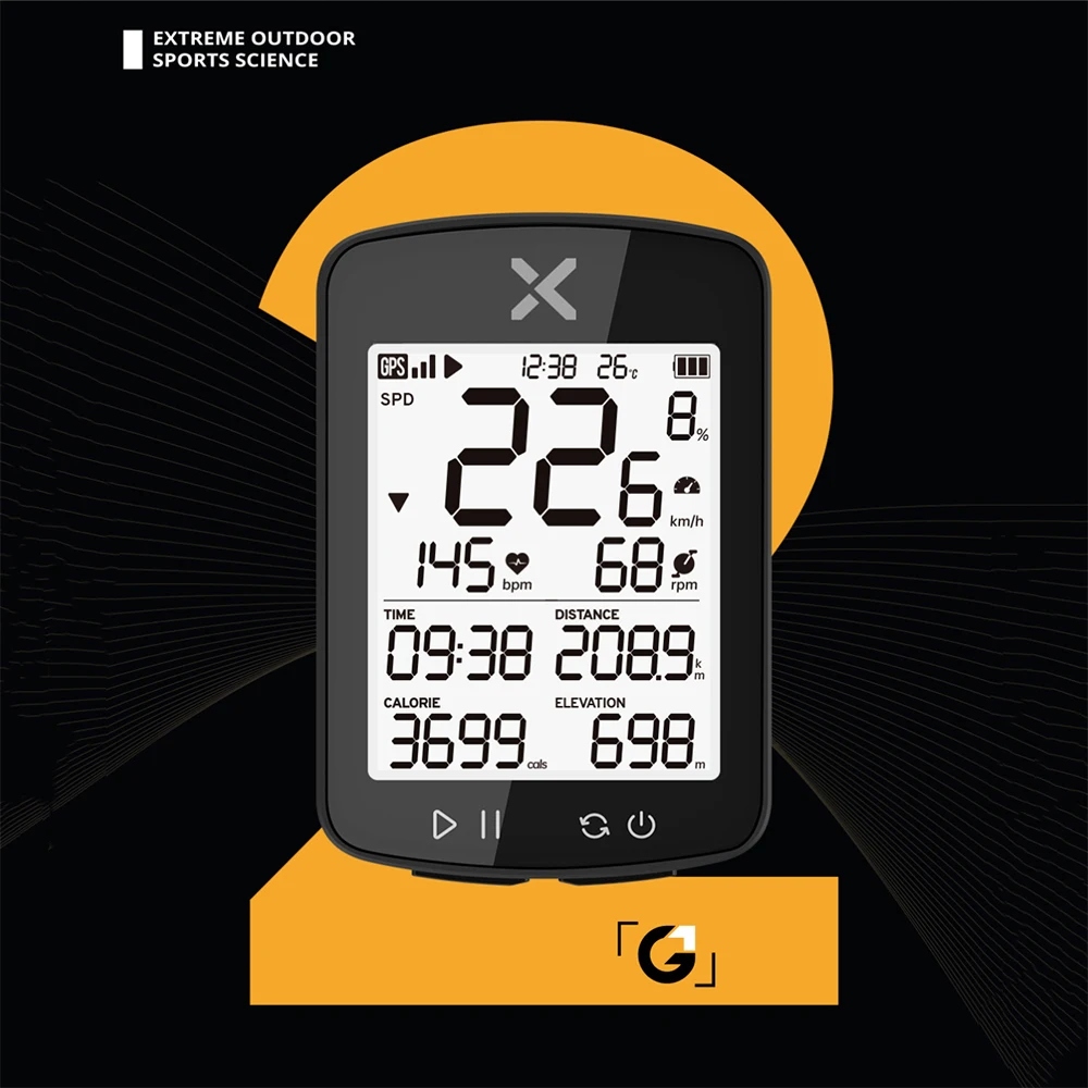 Bezprzewodowy prędkościomierz rowerowy GPS G Model SP20433-G