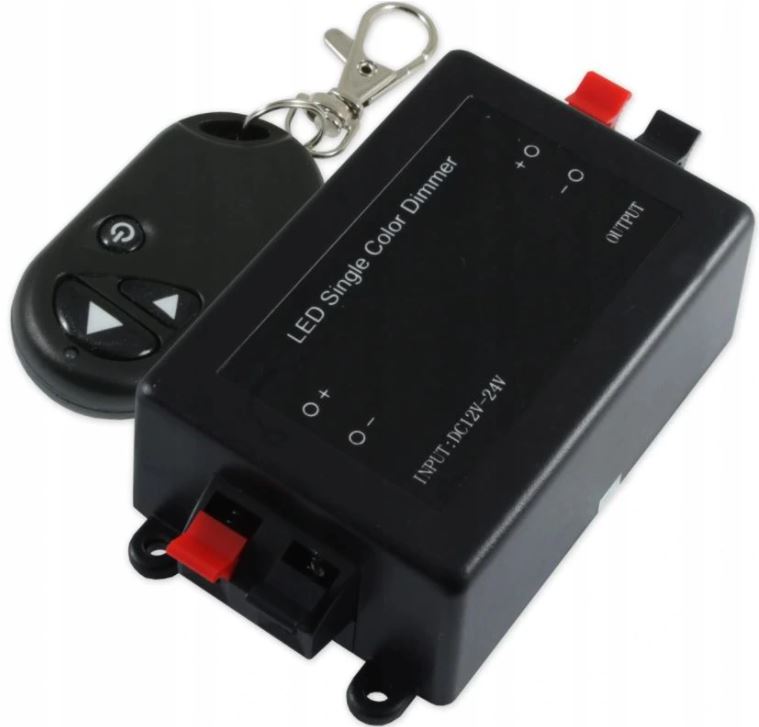 

Sterownik Ściemniacz do taśm Led 12V Radiowy+Pilot