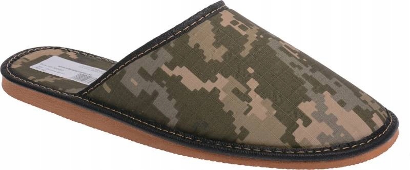 

Pantofle Męskie Polskie Moro Zakryte ziel moro 42