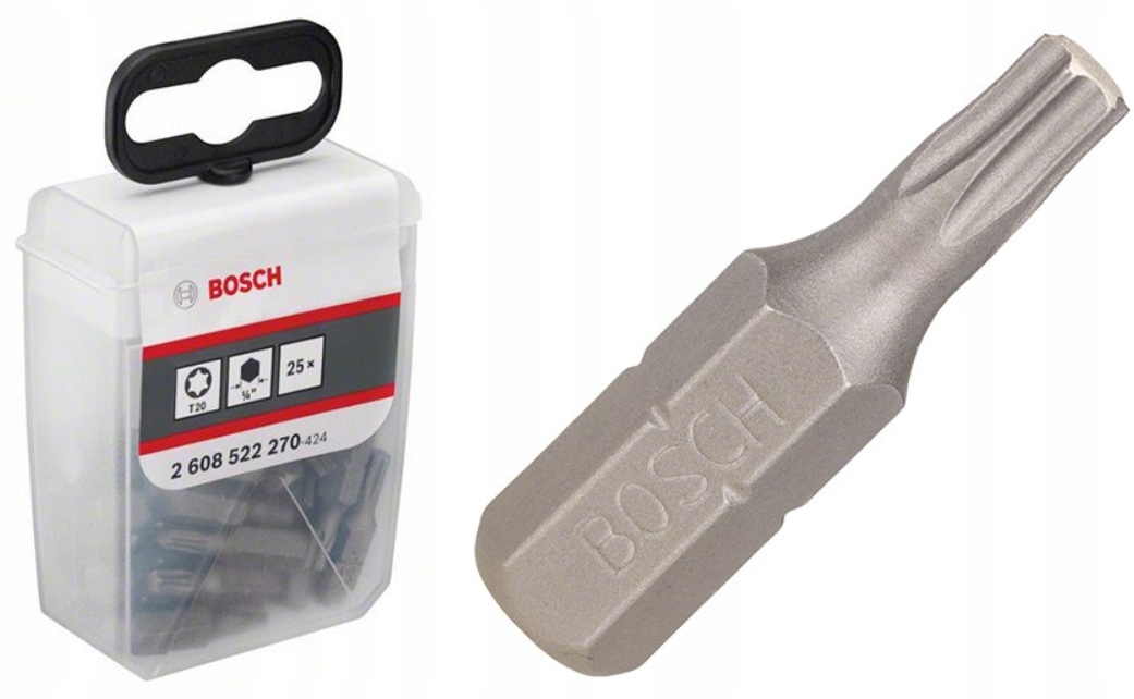 

Zestaw Końcówek Bitów Torx 1/4' T20 25mm Bosch