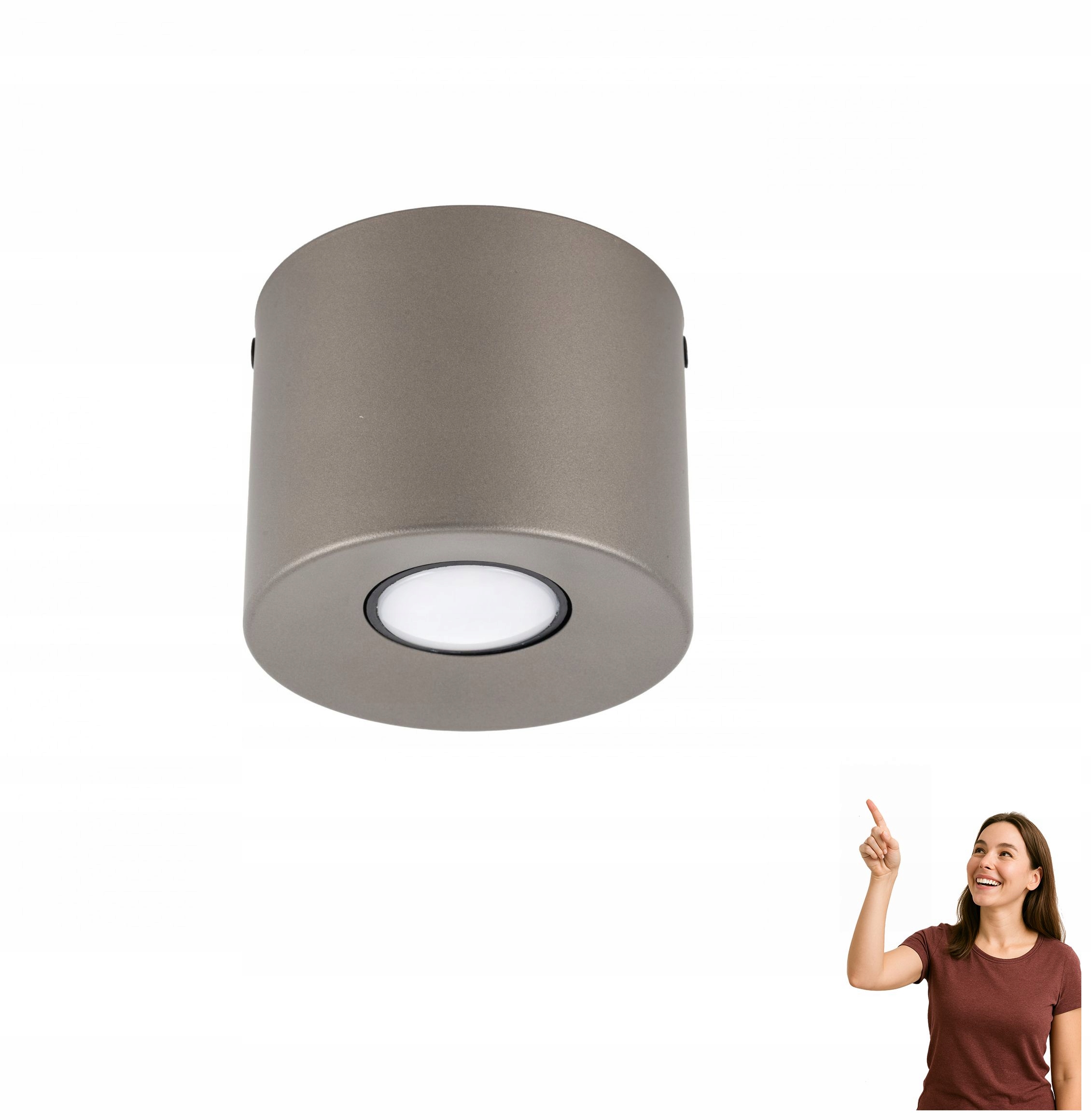 Tk Lighting Orion S New Brown 11340 spotové nástěnné svítidlo