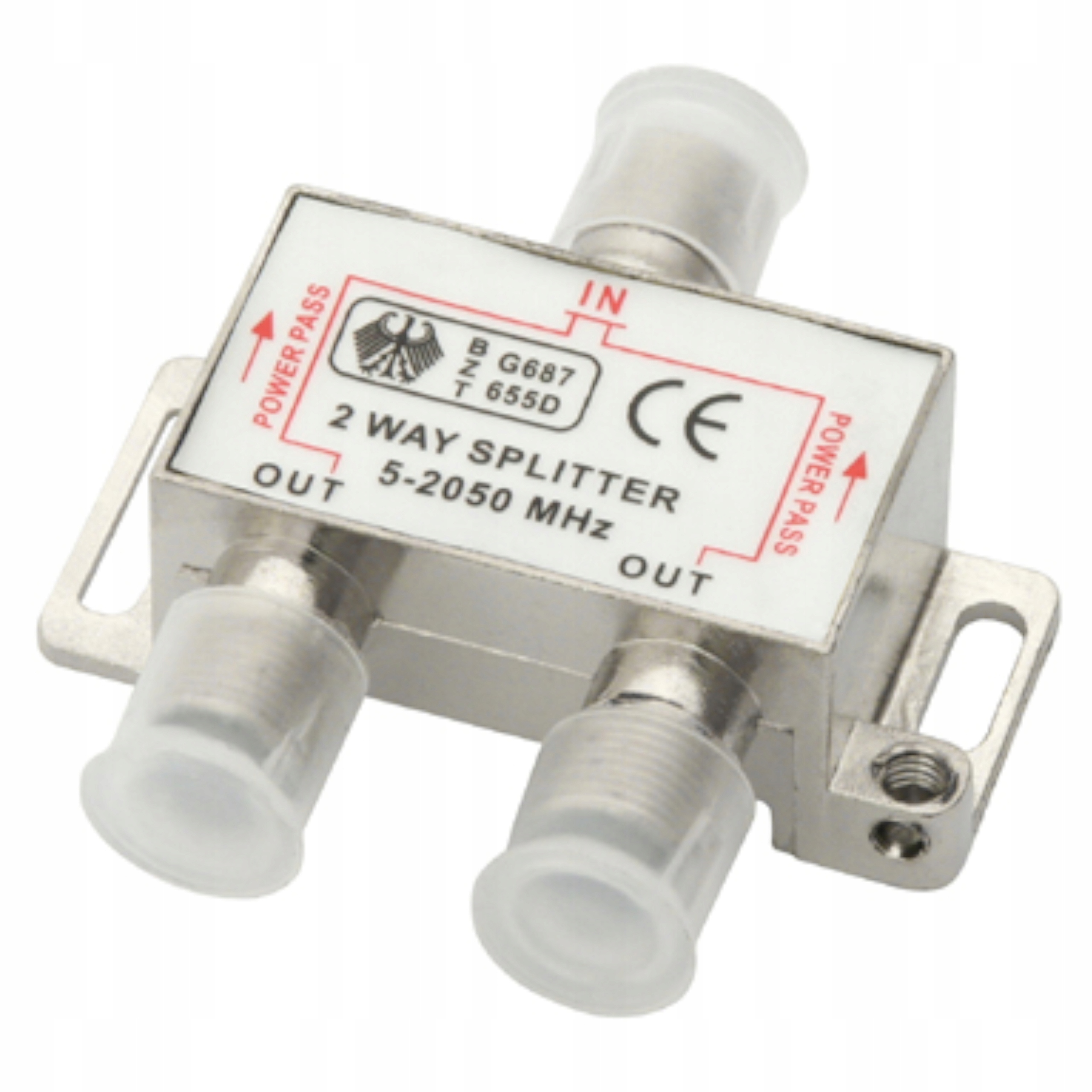 SPLITTER 2 WAY 5-2050MHz BZT duży