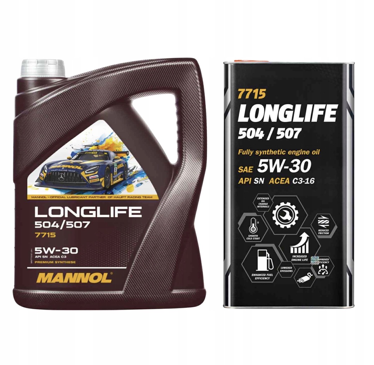 Mannol 7715 Longlife 504.00/507.00 Vw 5w30 5L (metal lub plastik)