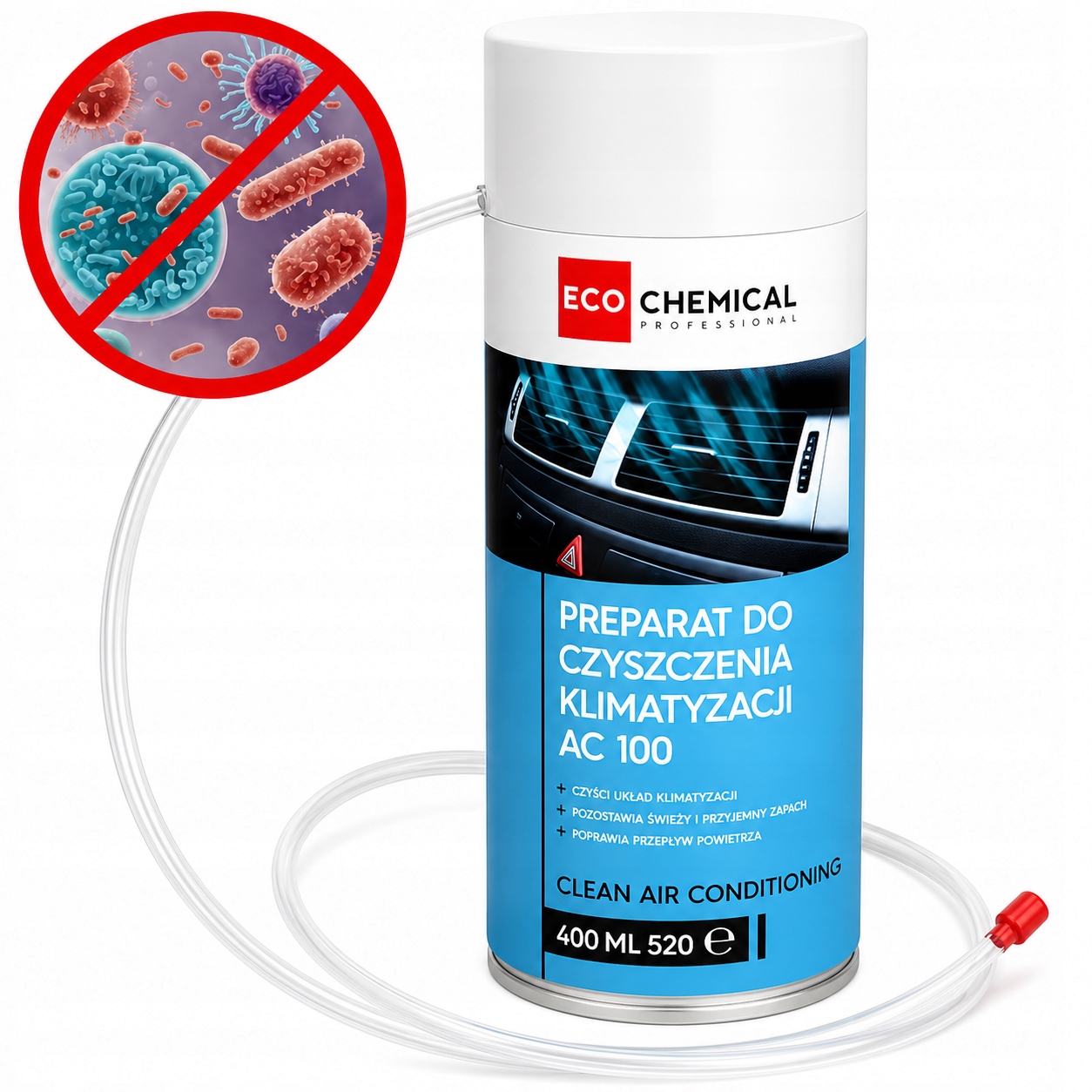 Środek do Odgrzybiania Klimatyzacji Samochodowej AC100 400ml Ecochemical