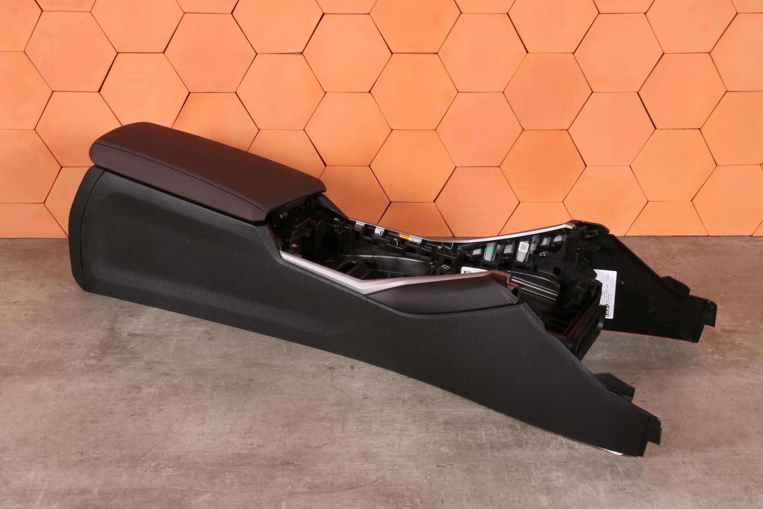 BMW G20 G21 TUNEL central armrest leather VERNASCA MOKKA