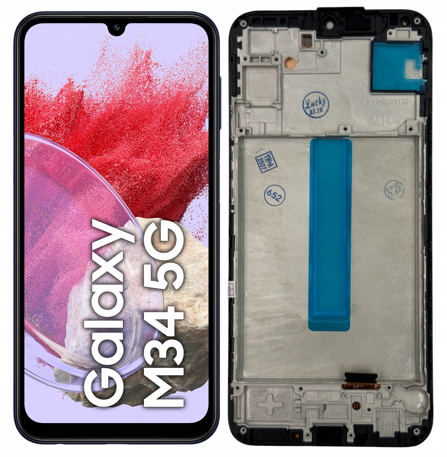 Displej Samsung Galaxy M34 5G Oled Rámeček Dotyk Premium