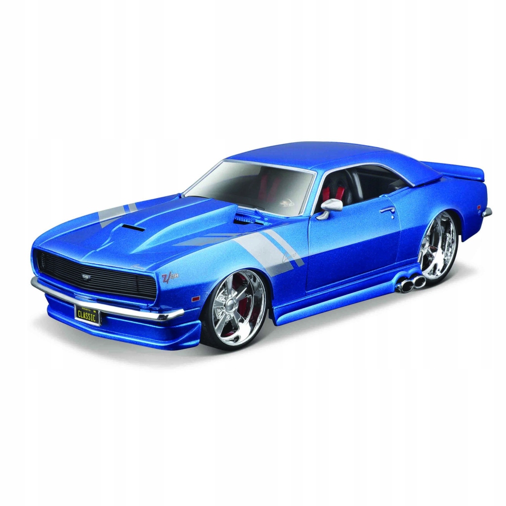 MAISTO Chevrolet Camaro Z28 1968 1:24 Niebieski