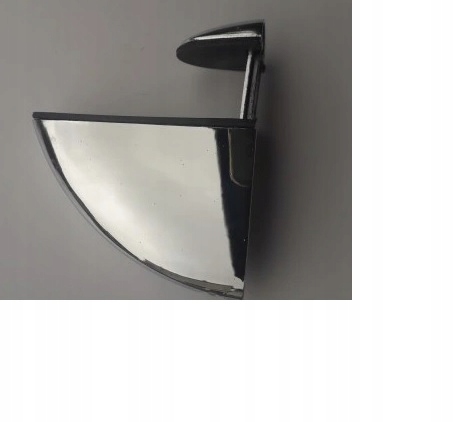 Półka szklana narożna 20x20cm uchwyty GRUBA 0,8cm Marka Wip