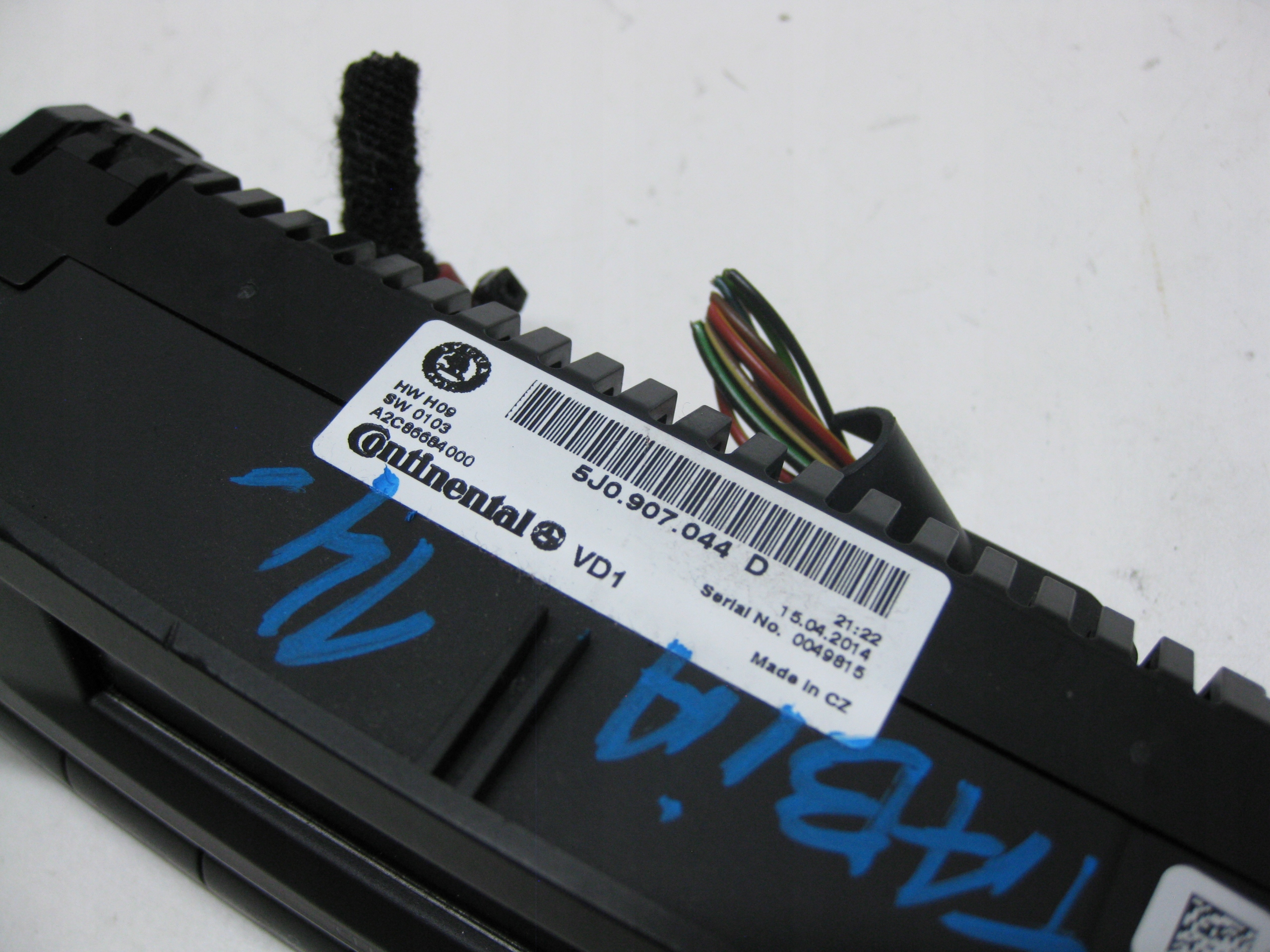SKODA FABIA II 14R LIFT Unite commande clima Bouches buses 5J0907044D