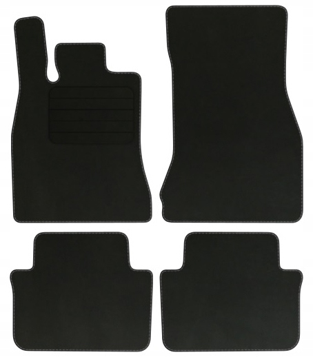 

Jaguar Xf I 07-15 Dywaniki welurowe czarne Comfort