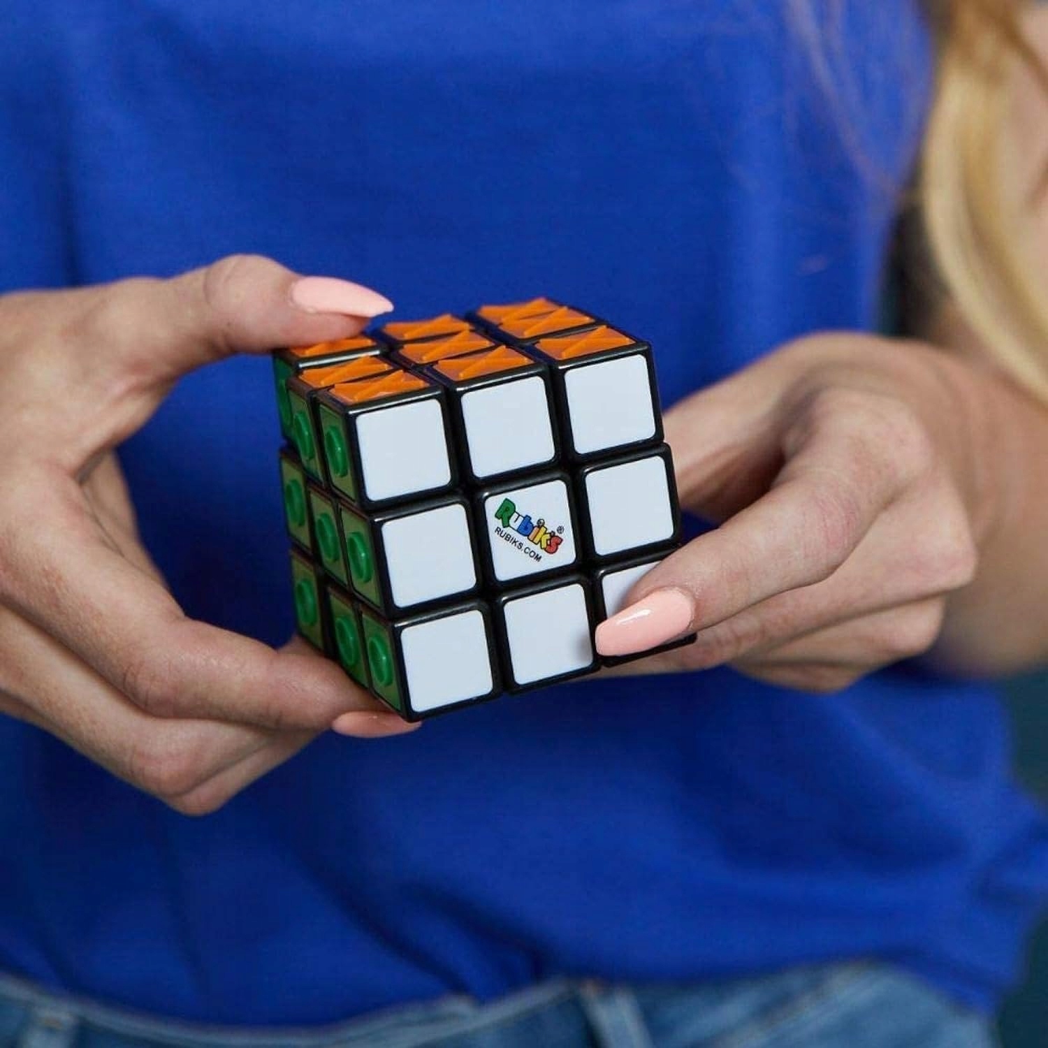 ORYGINALNA KOSTKA RUBIKA RUBIKS 3X3 KLASYCZNA kostka sensoryczna Materiał karton plastik