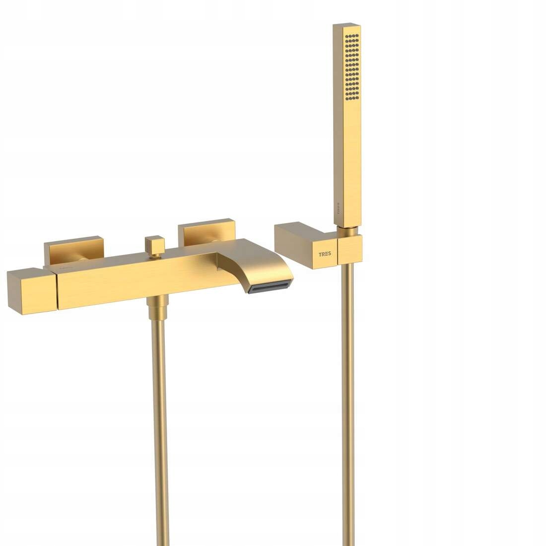 Tres Cuadro exclusive Bateria wannowa 24-K Złoto Matowe 0071700203OM