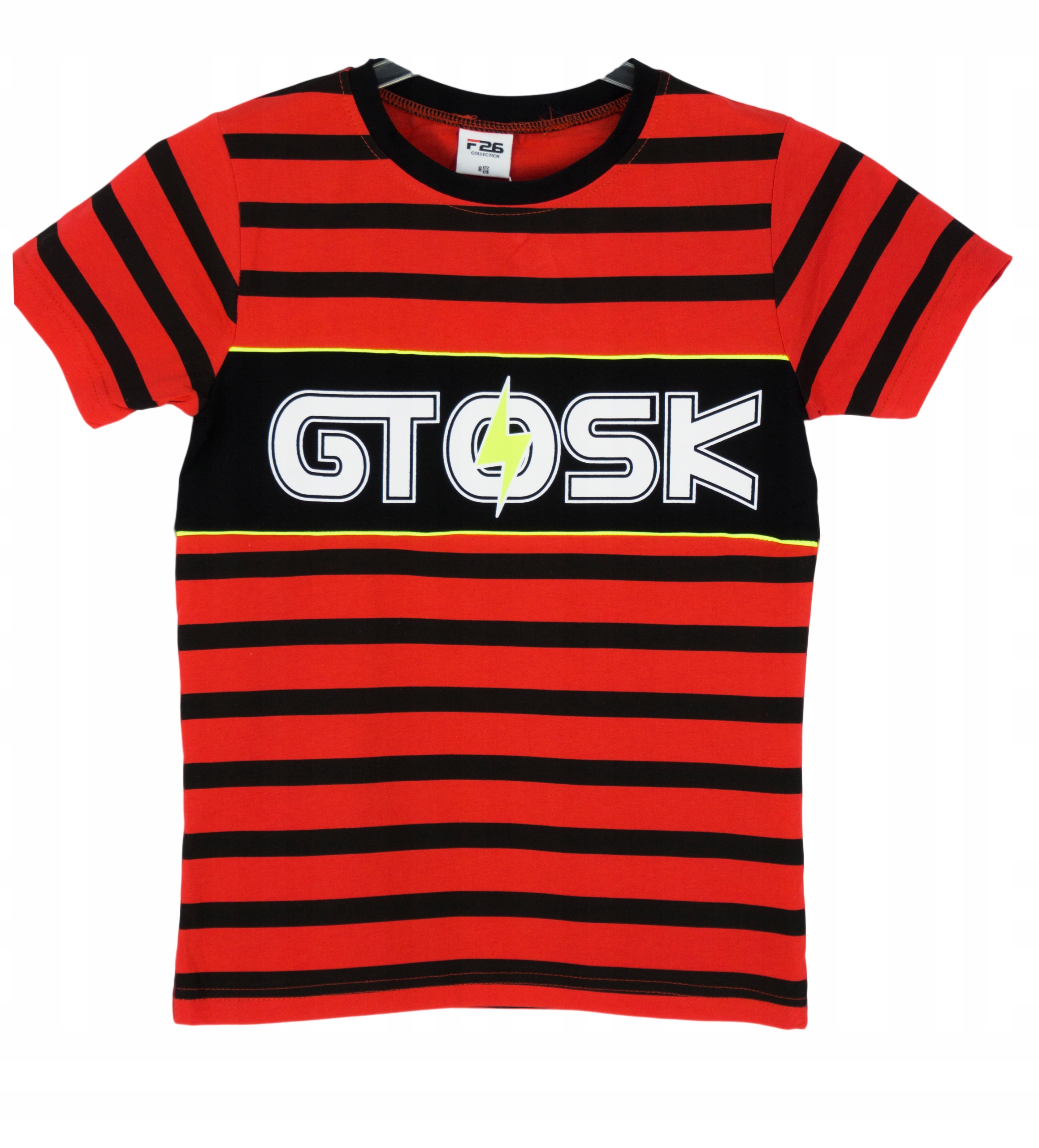 

029 Bluzka T-shirt paski rozmiar 164
