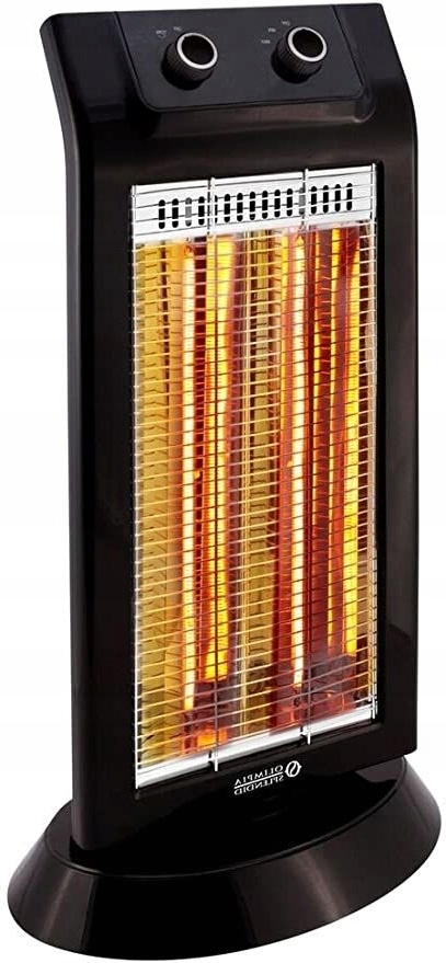 Grzejnik Na Podczerwień Carbon Black Olimpia S 1100W Oscylacja Termostat