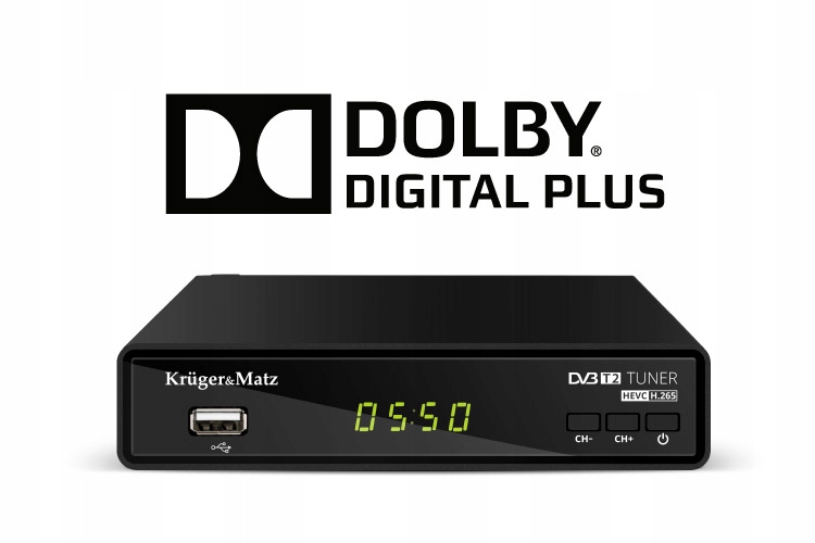 Dekoder Tuner telewizyjny DVBT2/HEVC Standard kodowania MPEG-2 MPEG-4 H.264 (MPEG-4 AVC) H.265/HEVC
