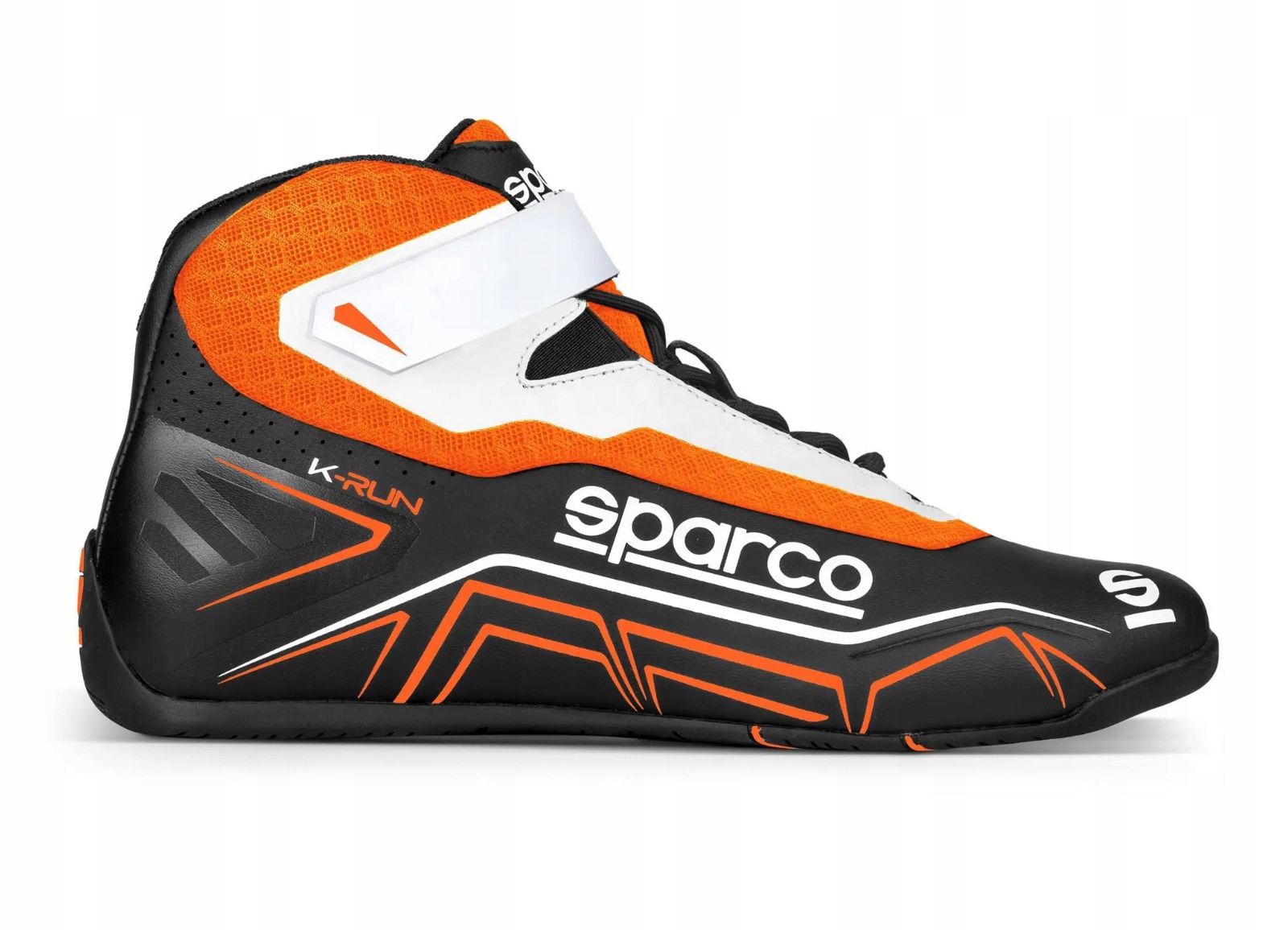 Kartingové boty Sparco K-Run, barva černo-oranžová, velikost 45