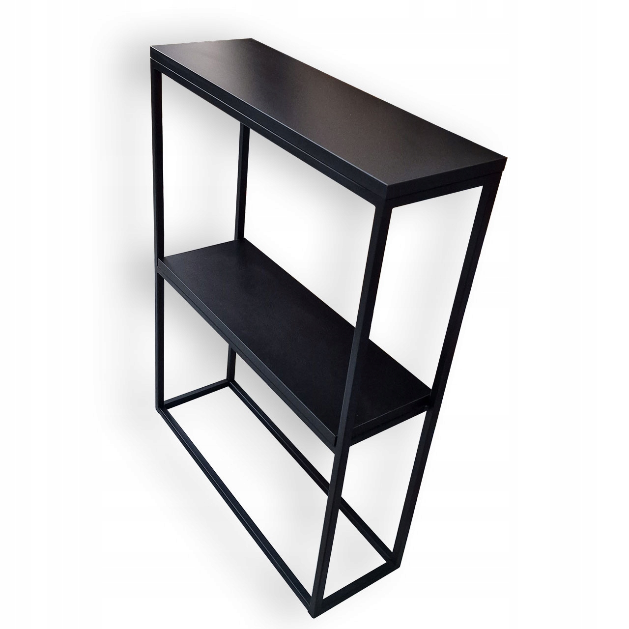 Mała Konsola z półką industrialna loft czarna 60 Kod producenta K-BLACK-602080