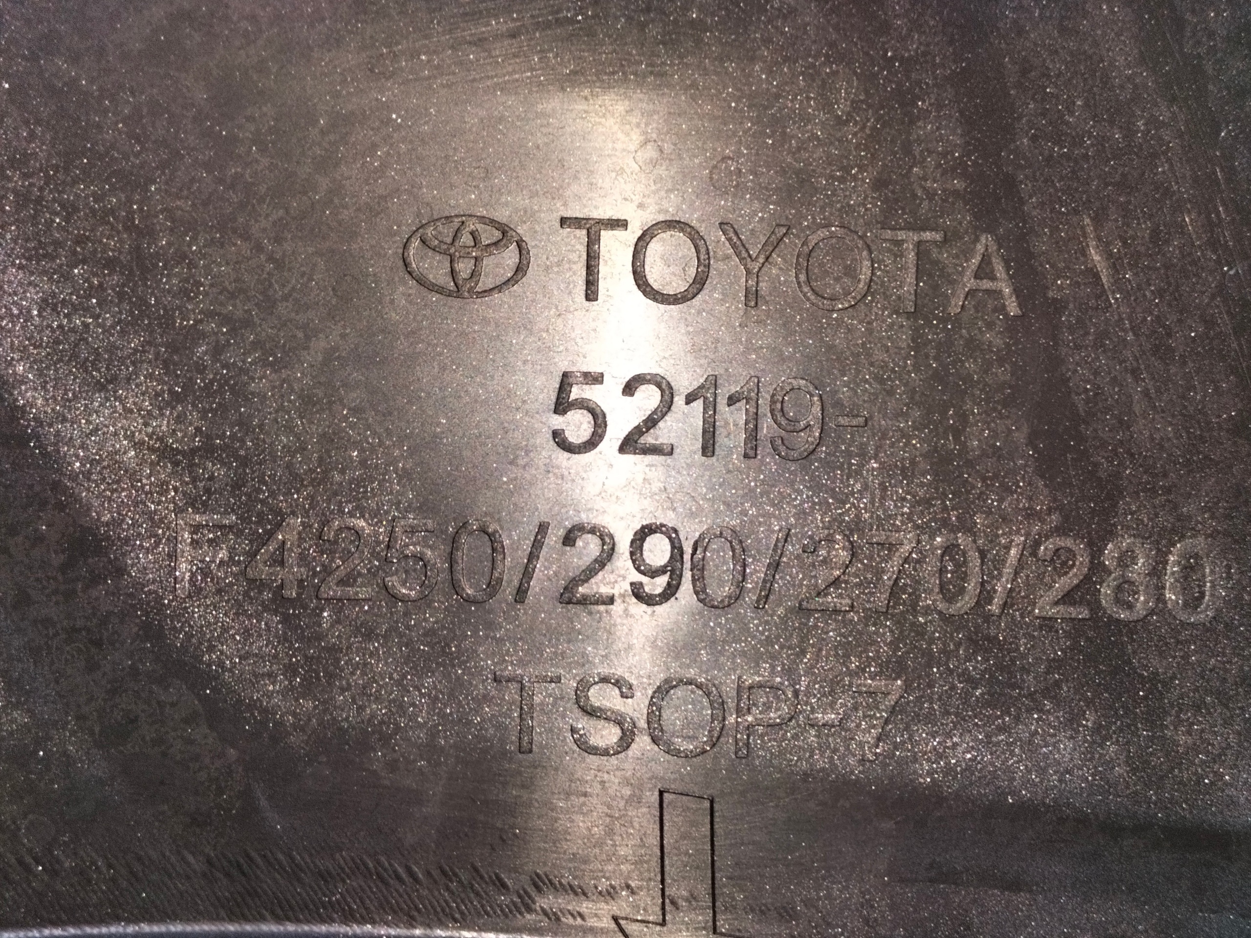 front bumper front TOYOTA CHR C-HR 2 II 23- wersja without washers