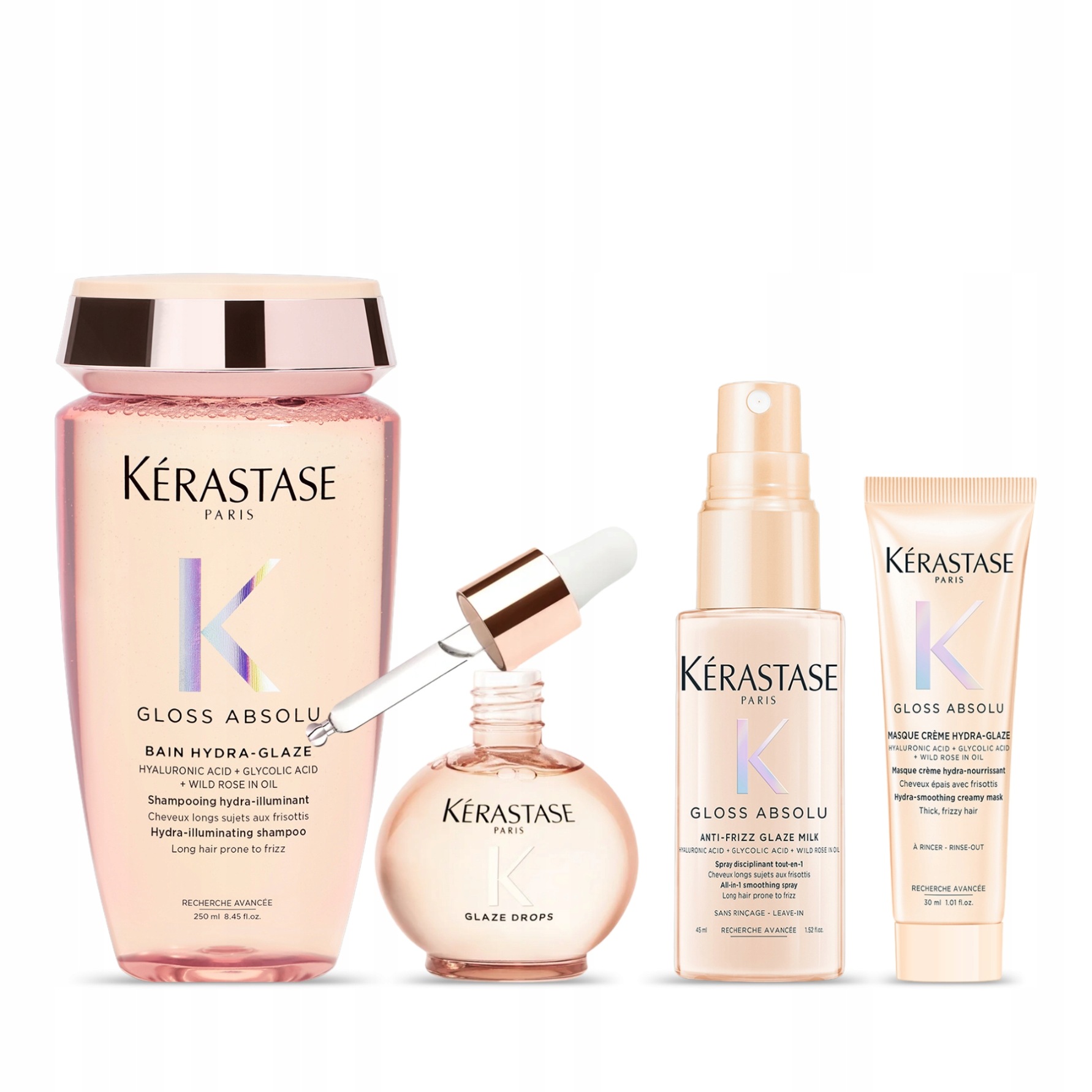 Kérastase Gloss Absolu Zestaw Wygładzający Włosy Puszące Się