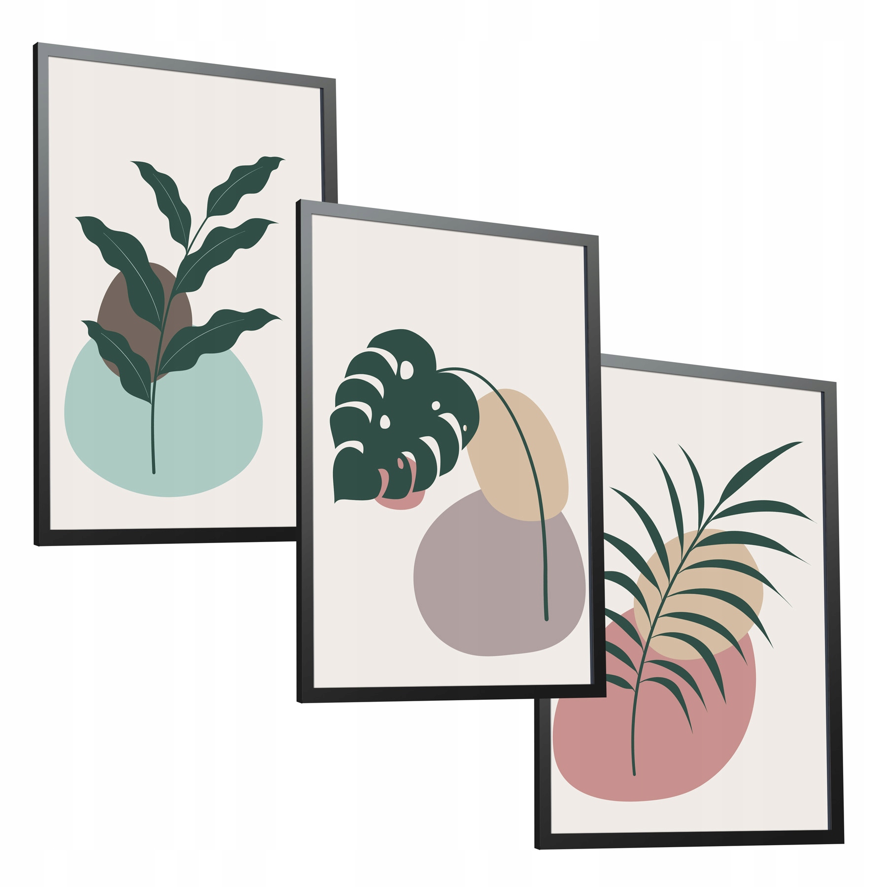 

Monstera zestaw 3 plakaty 50x70 do salonu sypialni