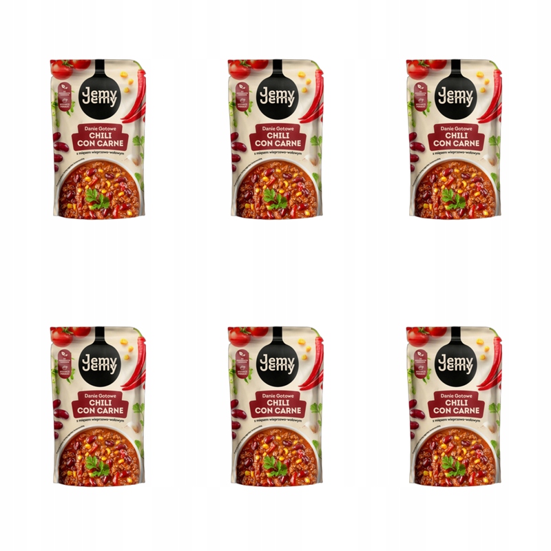 JemyJemy hotové jídlo Chili con carne s vepřovo-hovězím masem 360 g X6
