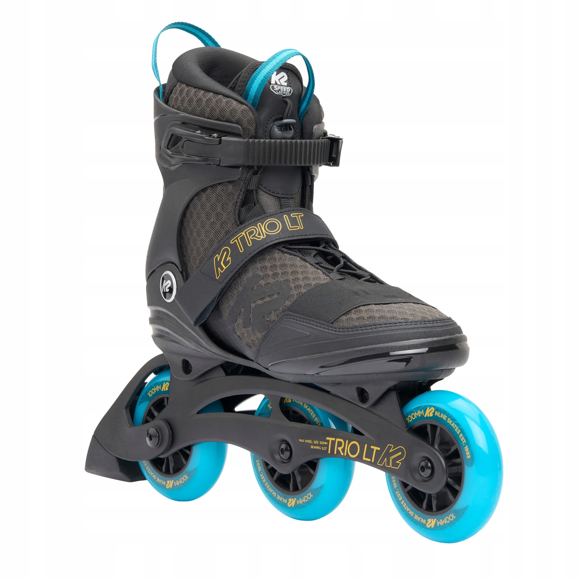 Męskie Łyżworolki K2 Trio Lt Rolki 30H0060 rozmiar 41,5 eu niebieskie 100 M
