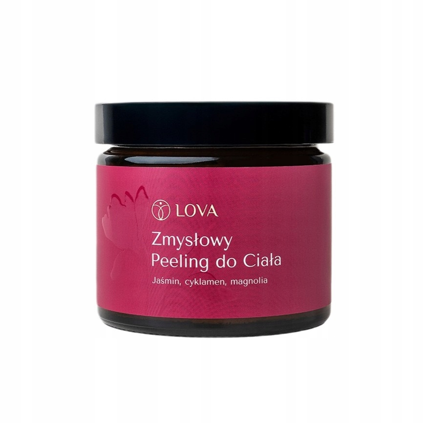 Lova Smyslný tělový peeling Jasmín Cyklamen Magnolie 250 ml