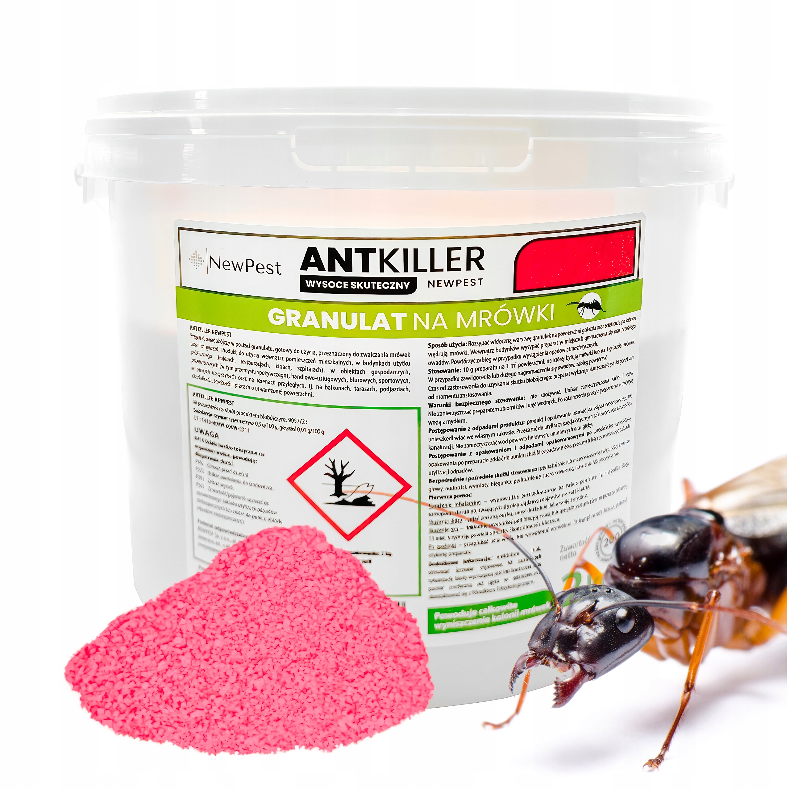 Antkiller Granulat přípravek proti Mravencům účinný pro dům i zahradu 2 kg