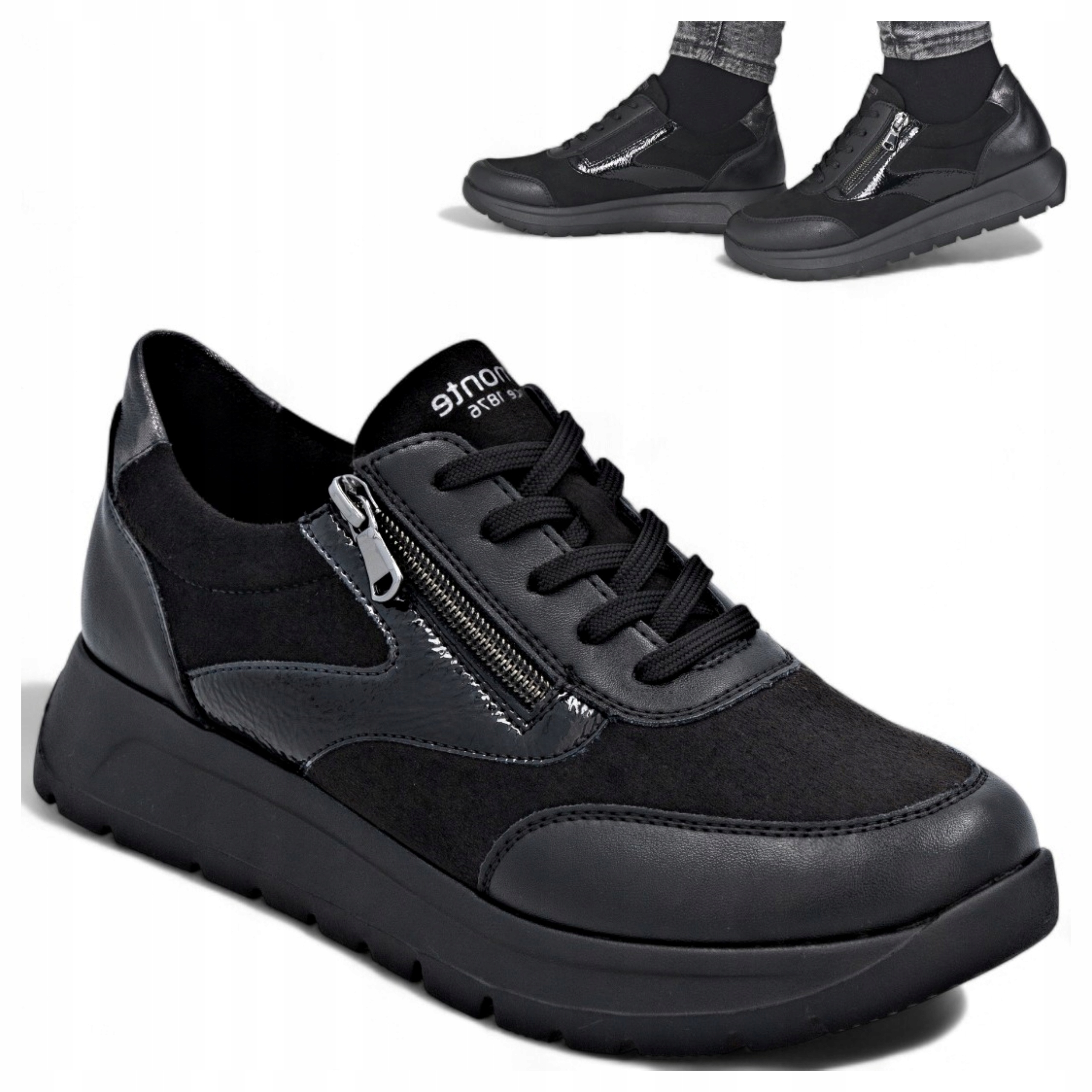 Remonte 38 Dámské podzimní tenisky na halušky Pohodlné sportovní boty