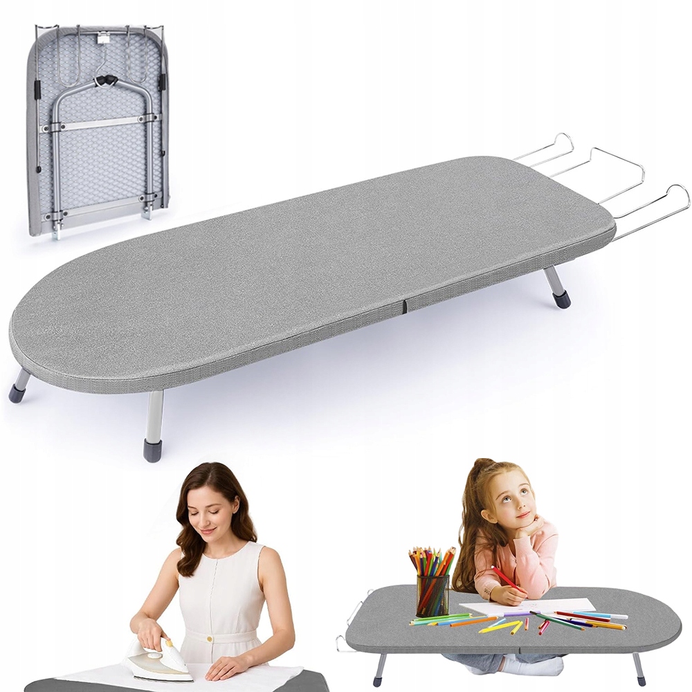 Levně Žehlicí Prkno Stolové 83 CM, Protiskluzové Nožičky, Ideální Na Cesty