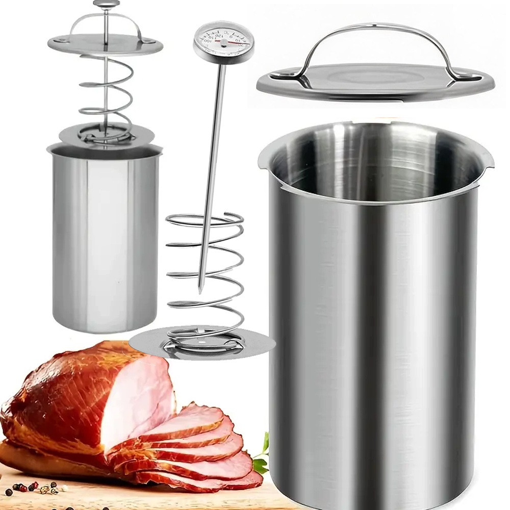 Sada Šunkovar 1,2 Kg Teploměr 20 X Sáčky Na Výrobu Lahůdkových Uzenin