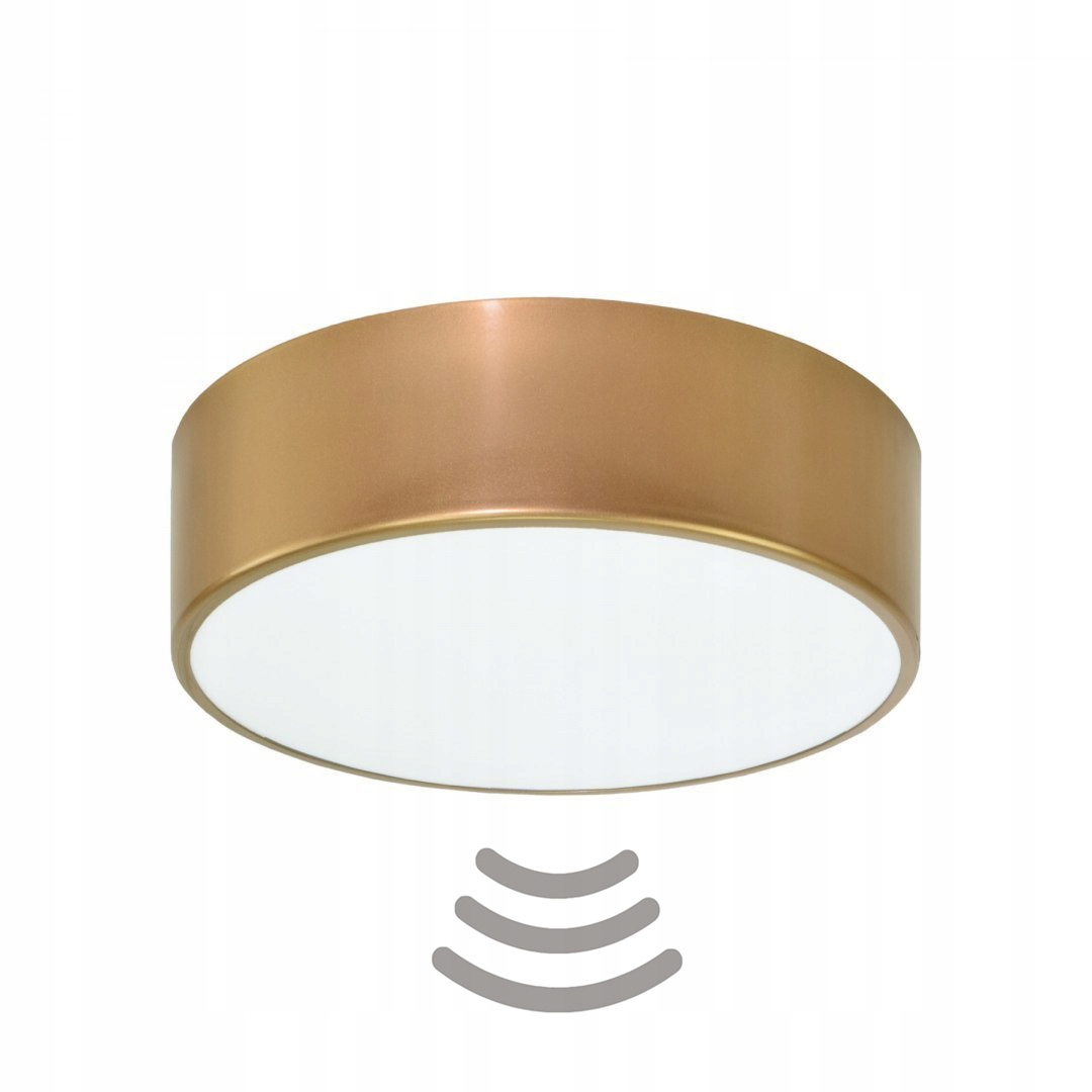 

Lampa sufitowa Plafon Cleo 200 Złoty Czujnik Ruchu