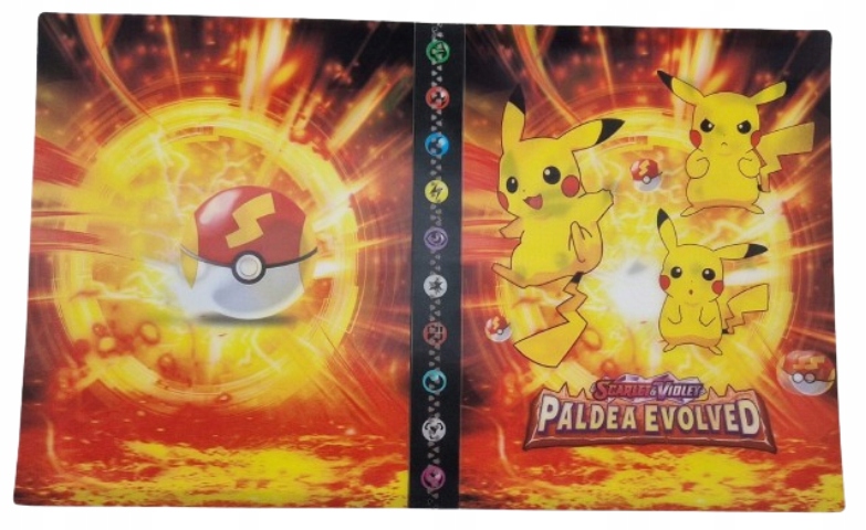 100 KART + ALBUM KLASER POKEMON NA 240 KART Producent inny