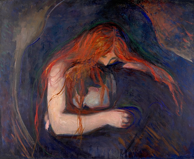 Rep Edvard Munch Wampir 120x100 obraz płótno Lue