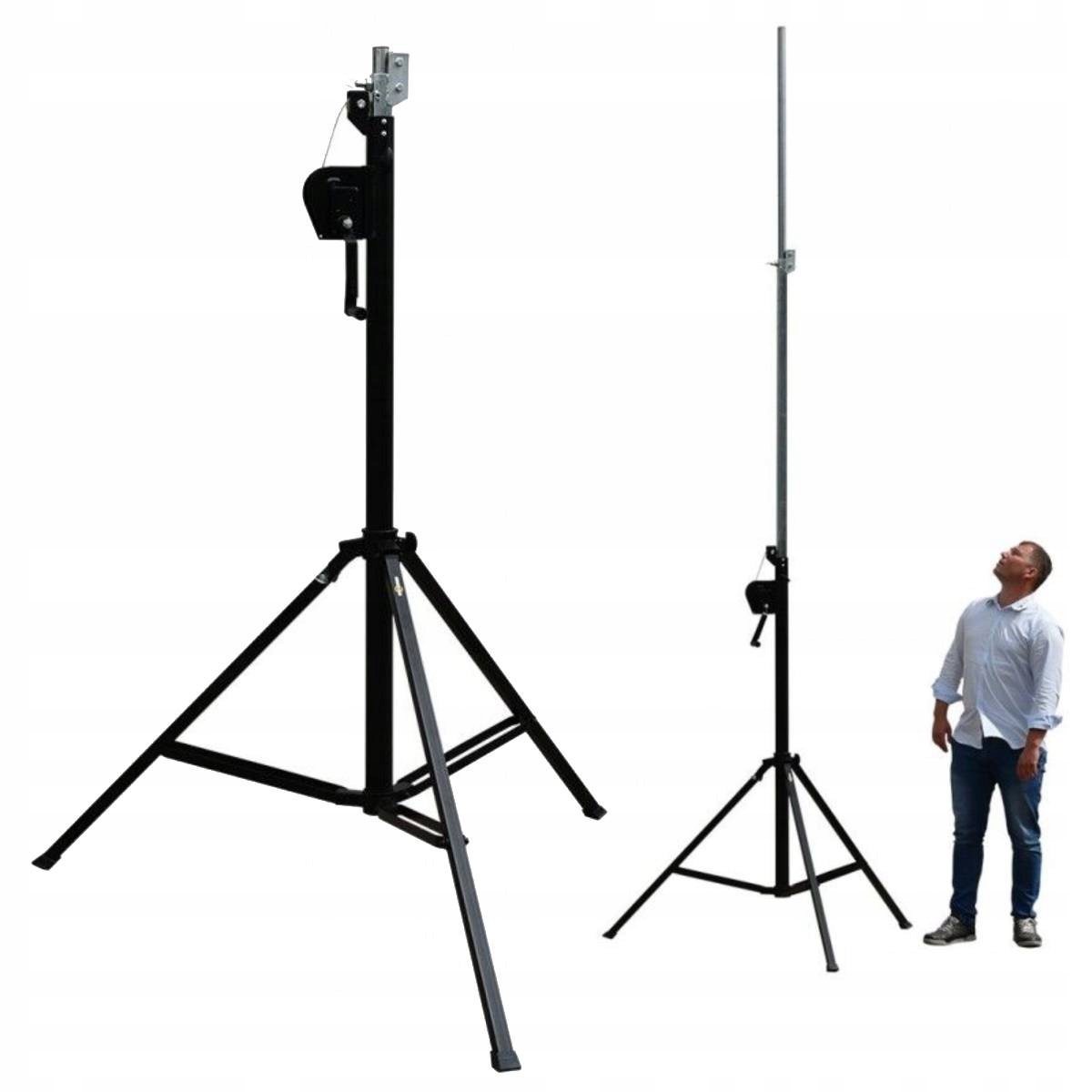 Statyw Oświetleniowy Stojak Głośnikowy Z Windą Do 80 Kg 4M STAND4me Ls 4300