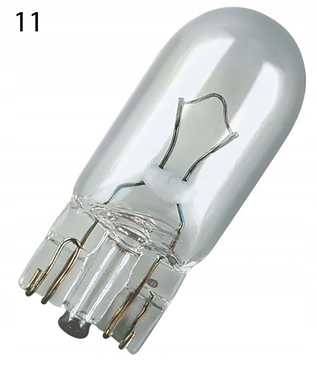 Żarówka Samochodowa Osram W6W 12V 10 Sztuk Luz