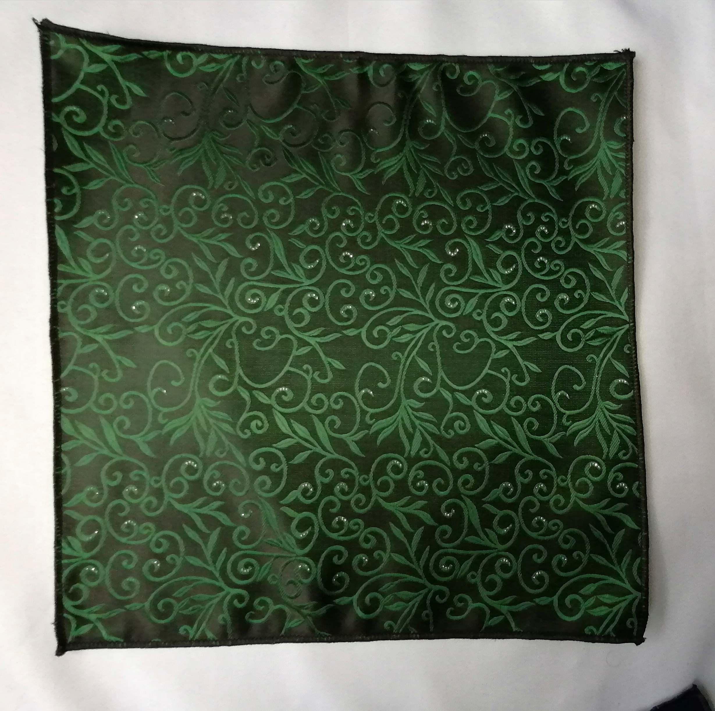 Нагрудный платок бутоньерка жаккардовый зеленый Wys24h Марка другое