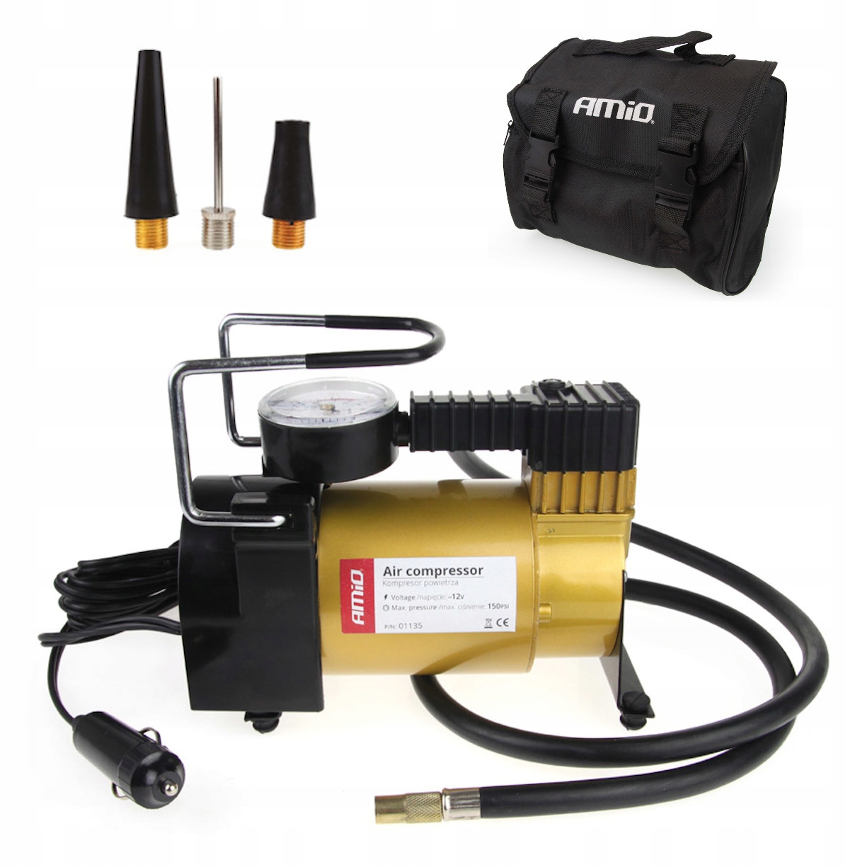 AMIO KOMPRESOR SAMOCHODOWY 12V 7 AComp 03 METALOWY